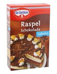 Dr. Oetker Raspelschokolade Vollmilch, 100 g