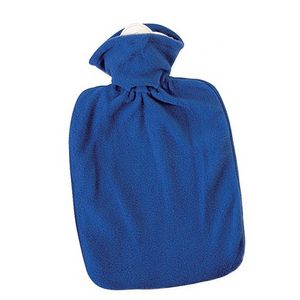 HUGO FROSCH 0412 Wärmflasche 100% Polyester 1,8l Klassik Fleece, blau