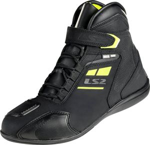 LS2 Garra wasserdichte Motorrad Schuhe, schwarz/neon-gelb, 41 LS2 Garra wasserdichte Motorrad Schuhe, schwarz/neon-gelb, 41