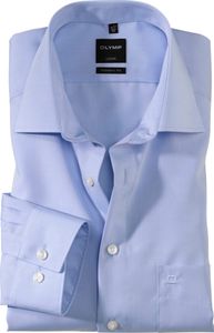 Olymp Modern Fit Hemd Extra Langer Arm Chambray Hellblau 0304/69/11 Al 69, Größe: 38