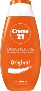 1x Creme 21 Duschcreme ORIGINAL Duschgel 250ml Duft und Pflegeformel mit pflegenden Hautvitaminen Creme21