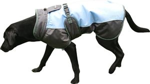 Henry Wag - Voděodolný kabát pro psy TL5227 (L) (modrá/šedá)