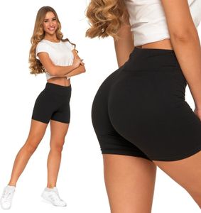 Moraj Legginsy Damskie Krótkie Kolarki Kryjące Szorty Wysoki Stan Sportowe Xxl