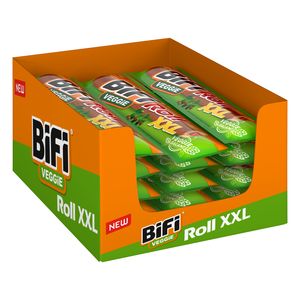 BiFi Veggie Roll XXL 12x70 g Vegetarisch Salami Wurstsnack 16er Pack