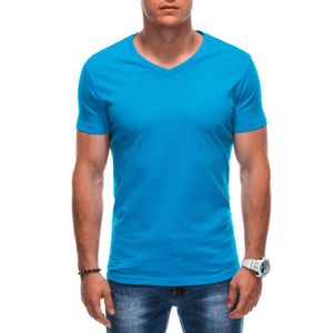 Herren T-Shirt mit V-Ausschnitt EM-TSBS-0101 türkis M