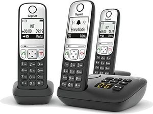 Gigaset A690A Trio - Bezdrôtový telefón - Záznamník s identifikáciou volajúceho