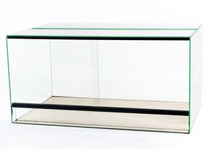 Glasterrarium 60x40x30 cm mit Schiebescheiben