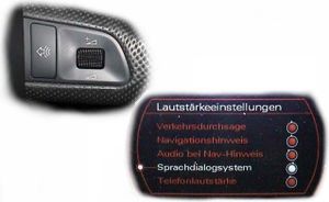 Sprach-Dialog-System (SDS) - Sprachbedienung für Audi A8 4E