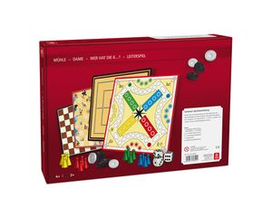 Spielesammlung mit extra großen Spielsteinen