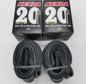 Kenda 2x Schlauch 20 Zoll | 20 x 1.75 x 2.125 | ETRTO 47/57-406 | K20AV Autoventil Schrader Fahrrad BMX