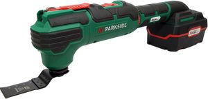 PARKSIDE® 20V Akku Multifunktionswerkzeug PAMFW 20 im HEADNMORE® Bundle +HEADNMORE® Schlüsselanhänger (inkl 1x4Ah Akku)