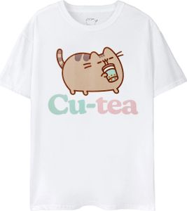 Pusheen - dámské tričko "Cutea" NS7846 (L) (Bílá)