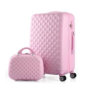 Mädchen-Trolley-Gepäckset ABS-Hartschale billige Reisekoffertasche auf Rollen