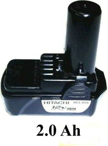 Original Hitachi Akku 10,8 V / 12 V BLC1015 Neu Bestückt mit 2,0 Ah Original Hitachi Akku 10,8 V / 12 V BLC1015 Neu Bestückt mit 2,0 Ah