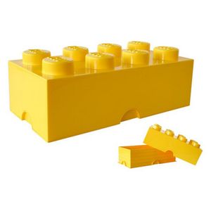 Lego - Brotdose, Ziegelstein AG133 (6 cm x 20 cm x 10 cm) (Gelb)