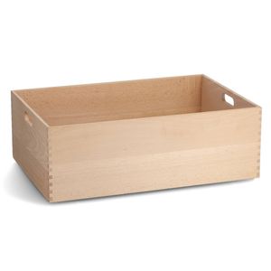Zeller Univerzálny box Bukový organizačný box Drevený box na hračky Úložný box
