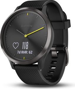 Garmin Vivomove Sport HR, Farbe:Schwarz