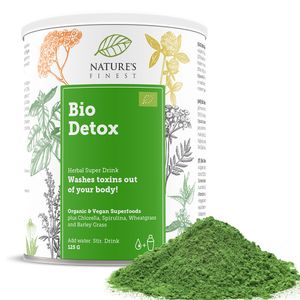 Nature's Finest Detox Superfood Mix 125 g | Voll natürliche Mischung zur Entgiftung des Körpers | Chlorella, Spirulina, Lucuma - Vegan und vegetarisch