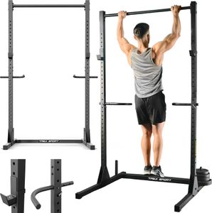 TREX SPORT Power Tower Dip Station & Klimmzugstange freistehend TX-100PR | multifunktionaler Kraftturm