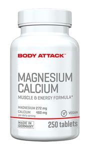 Body Attack Magnesium Calcium - 250 Tabletten