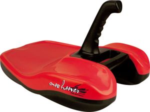 Nijdam Schlitten Snowhoover rot/schwarz 0260