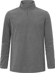 Promodoro 7921 | MenŽs Recycled Fleece Troyer Anti-Pilling Polyester - Farbe: Steel Gray - Größe: L