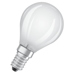 Osram LED Leuchtmittel Clas P40 E14 4W 2er Pack warmweiß, weiß matt