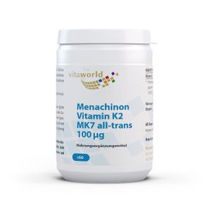 Vita World Menachinon Vitamin K2 MK7 | 60 Kapseln