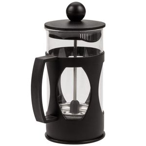 NAVA Kaffeebereiter / Kaffeepresse / GLASKANNE mit Siebstempel für die Zubereitung von Kaffee Tee Kräutertee 0,35l