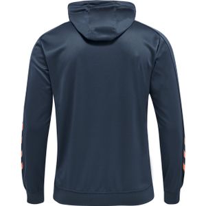 Hummel Promo Poly Kapuzen Sweatshirt, OMBRE BLUE/NASTURTIUM, M, Herren