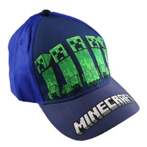 Minecraft Creeper - Basecap Baseball Kappe – Blau / 52