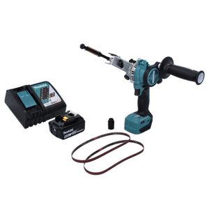 Makita DBS 180 RG1 Akku Bandfeile 18 V 9 x 533 mm Brushless + 1x Akku 6,0 Ah + Ladegerät