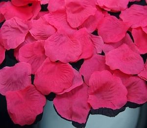 1 Pack Rosenblätter fuchsia pink Stoff, ca. 500 Stück
