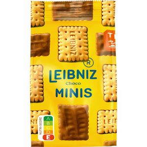 Bahlsen Leibniz Minis herbatniki maślane oblane czekoladą 125g