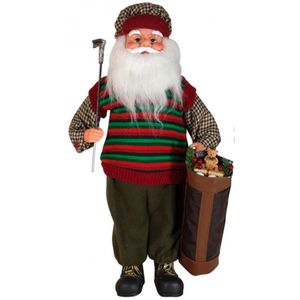 Weihnachtsmann OLAF 45 cm Golf Golfschläger Santa Claus Nikolaus Dekoration
