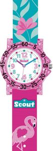 Scout Kinder Uhr Lernuhr IT-Collection - Glitter Flamingo Mädchen 280375019