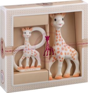 Geschenkset Sophie la girafe + Beißring