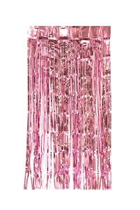 Lametta Vorhang 50x100cm, Farbauswahl:rosa