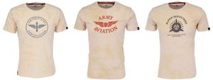 ALPHA INDUSTRIES VINTAGE AVIATION T Herren T-Shirt, Größe:M, Farbe:435 New Navy