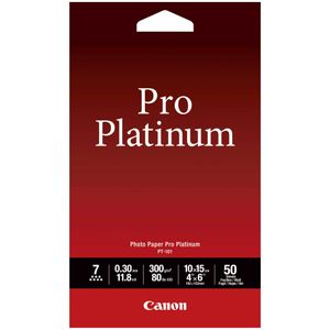 Canon PT-101 10x15 cm, 50 Blatt Photo Paper Pro Platinum   300 g