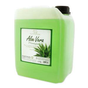 Florex Schafmilchseife Aloe Vera 5 L Flüssigseife Kanister Seife Nachfüllflasche Schafmilch Naturseife