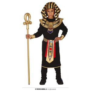 kostým faraona polyester černá velikost 10-12 let