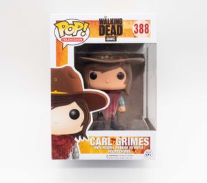 Funko Pop! TV: Walking Dead - Carl mit BD Poncho Vinyl Figur
