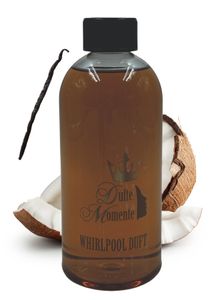 Dufte Momente | Whirlpool Duft 500ml | Kokos - Vanille | mit naturreinen und natürlichen ätherischen Ölen | kein Schaum | vegan und ohne Tierversuche