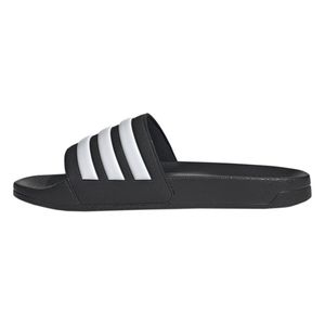 Adidas Adilette Damen Herren Badeschuhe Badelatschen Poolsandalen Shower Shoes, Farbe:Schwarz, Artikel:-5922 black / white, Schuhgröße:EUR 43