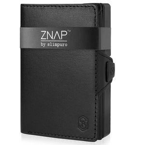 Slimpuro Znap AirTag peňaženka pre mužov, air tag peňaženka s RFID, tenká peňaženka s vreckom na mince, air tag peňaženka držiak na karty pre pánov a dámy, mini peňaženka s držiakom na karty, peňaženka na 8 kariet