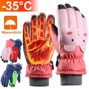 Kinder Handschuhe Winter Warme Outdoor Sport Winddichte Wasserdicht Winterhandschuhe