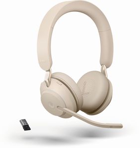 JABRA Evolve2 65 Stereo MS USB-A Bluetooth beige