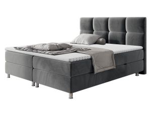 Mirjan24 Boxspringbett Dave, Stilvoll Doppelbett mit zwei Bettkästen, Matratze und Topper (Farbe: Fresh 32, Größe: 180x200 cm)