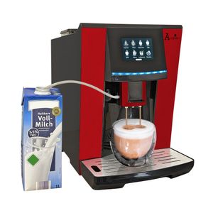 Acopino One Touch Kaffeevollautomat, Farb-Touch-Display Vittoria RED